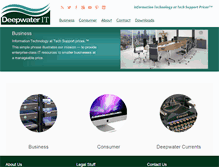 Tablet Screenshot of deepwaterit.com